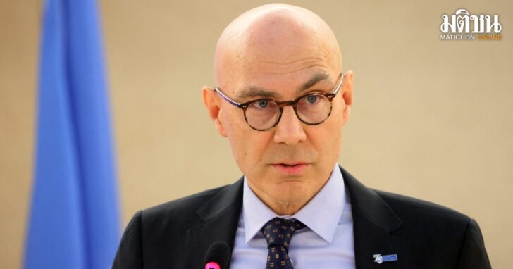 FILE PHOTO: Turk, United Nations High Commissioner for Human Rights, attends the Human Rights Council at the United Nations in Geneva