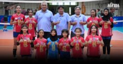 อนุบาลรือเสาะคว้าแชมป์ รุ่น 14 ปีหญิง ศึกวอลเลย์บอล ไทยเบฟ Domestic Powerการแข่งขัน