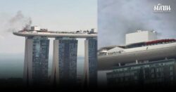 ระทึก! ไฟไหม้ ‘มารินา เบย์แซนด์’ สิงคโปร์ คาดเกิดจากงานเชื่อมโลหะ