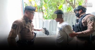 ตำรวจบุกรวบ หนุ่มลาวตระเวน ลักแอร์-สายไฟ ในบ้านพักย่านหัวหมาก