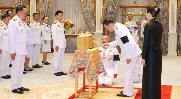 ในหลวง พระราชินี พระราชทานไฟพระฤกษ์ เพื่อเชิญจุดในพิธีเปิด ‘ซีเกมส์ 2025’