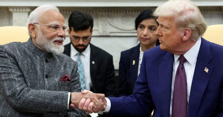 FILE PHOTO: FILE PHOTO: Indian Prime Minister Narendra Modi meets with U.S. President Donald Trump at the White House