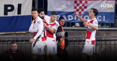 โครเอเชีย ชาติที่ 30 คว้าตั๋วฟุตบอลโลก หลังเปิดรังแซงดับ หมู่เกาะแฟโร 3-1