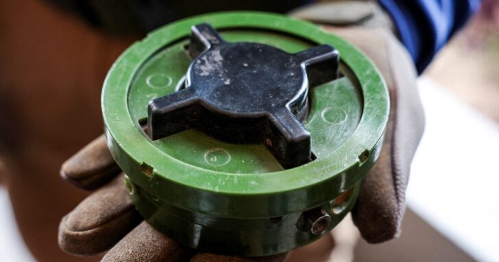 FILE PHOTO: Landmines that sparked Thai-Cambodia clash were likely newly-laid, experts say