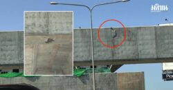 สุดทน! ผู้ใช้รถร้อง สะพานทางด่วน พระราม3-ดาวคะนอง เศษปูนร่วงใส่รถ ตรงข้ามวัดสารอด