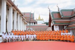 GULF จัดพิธีอุปสมบทหมู่พนักงาน ถวายเป็นพระราชกุศลแด่สมเด็จพระพันปีหลวง