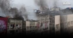 หาดใหญ่อ่วมซ้ำ! ไฟไหม้อาคารพาณิชย์ ตัวเมือง ท่ามกลางน้ำท่วมสูง