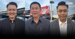 นนทบุรีเดือด! เพื่อไทยเปิดตัว 8 ว่าที่ผู้สมัคร ส.ส. มือขวานายกอบจ.นนท์ แจมด้วย ท้าชน-ปชน.-ภูมิใจไทย-กล้าธรรม