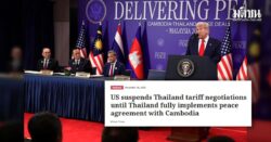 สื่อเขมรตีข่าว สหรัฐระงับเจรจาภาษีไทย เย้ยทรัมป์ทำถูกแล้ว