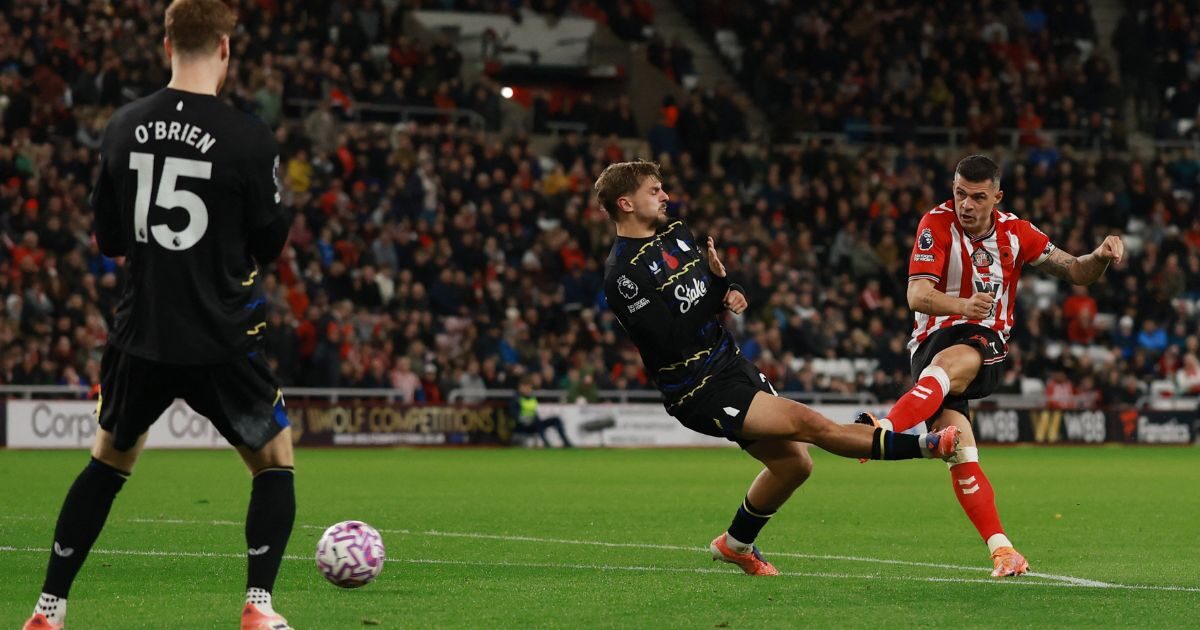 선덜랜드의 동점 장면 보도 이미지