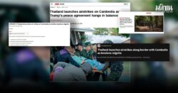 สื่อนอกพร้อมใจพาดหัว ไทยเปิดฉากโจมตีทางอากาศกัมพูชา เกาะติดสถานการณ์ล่าสุด