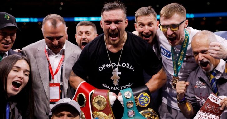 FILE PHOTO: Oleksandr Usyk v Daniel Dubois - WBC, WBO, WBA & IBF World Heavyweight Titles
