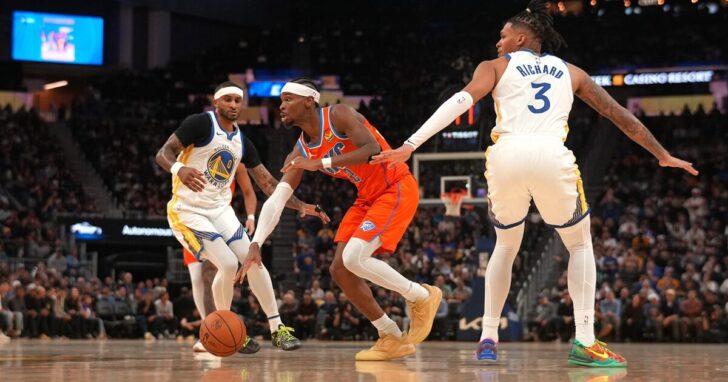 NBA: Oklahoma City Thunder at Golden State Warriors