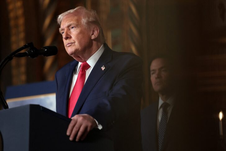 U.S. President Trump announces the Navy's