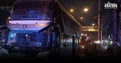 ไฟไหม้รถทัวร์
