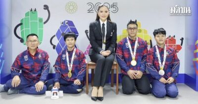 ท่านผู้หญิงอรอนงค์ ปธ.พิธีมอบเหรียญกีฬายกน้ำหนักซีเกมส์ ไทยคว้าทอง 3 – รุ่น 60 กก.ชาย ทำลายสถิติโลก