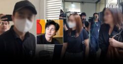 ‘โอ ออ บิ๊ก’ หน้าเครียด เข้าให้ปากคำตำรวจ เค้นสอบคืน นัทปง เสียชีวิต