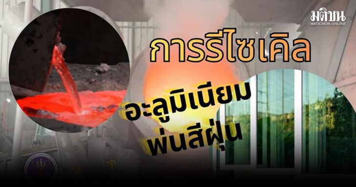 ไลฟ์ การรีไซเคิลอะลูมิเนียมพ่นสีฝุ่น