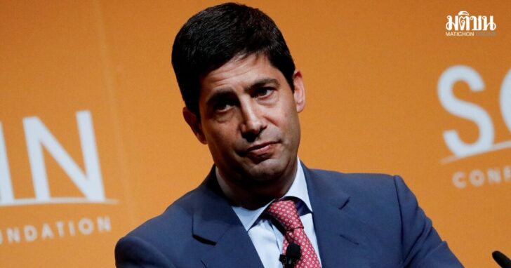 FILE PHOTO: Kevin Warsh speaks during the Sohn Investment Conference in New York City