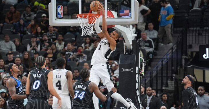 NBA: Orlando Magic at San Antonio Spurs