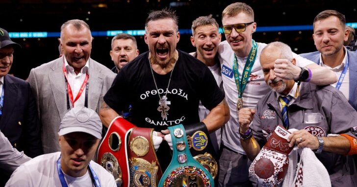 FILE PHOTO: Oleksandr Usyk v Daniel Dubois - WBC, WBO, WBA & IBF World Heavyweight Titles