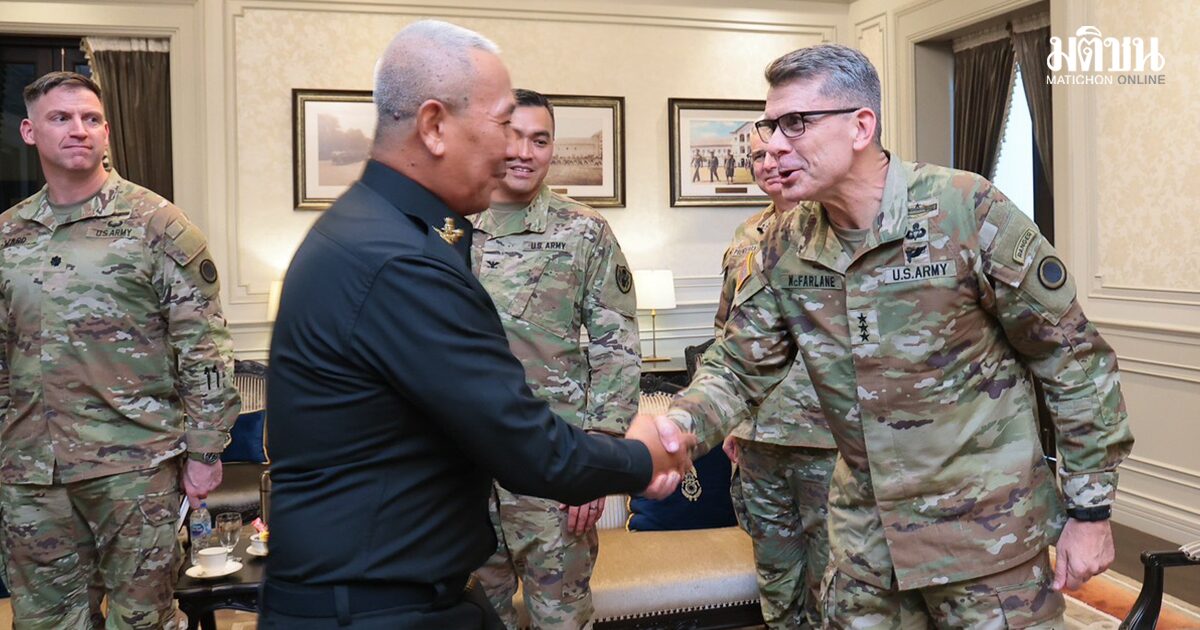 ผบ.ทบ.ขอบคุณอเมริกาหนุนยานเกราะ Stryker 17 คัน แม่ทัพสหรัฐชมไทยอดกลั้นรับมือเขมร