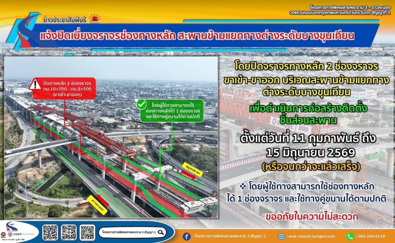 ปิดเบี่ยงพระราม 2