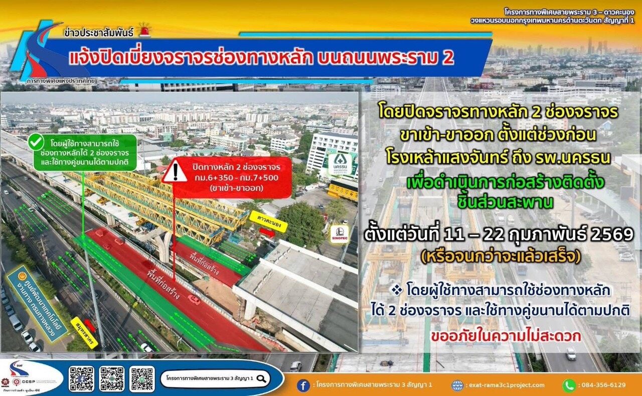 ปิดเบี่ยงพระราม 2