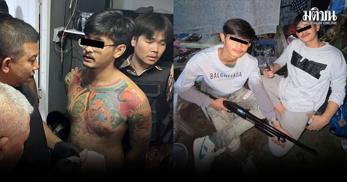 จนท.สนธิกำลัง บุกค้น 3 จุด แหล่งค้ายาเสพติด-ผลิตแบงก์ปลอม จับผู้ต้องหา 6 ราย พร้อมของกลางเพียบ