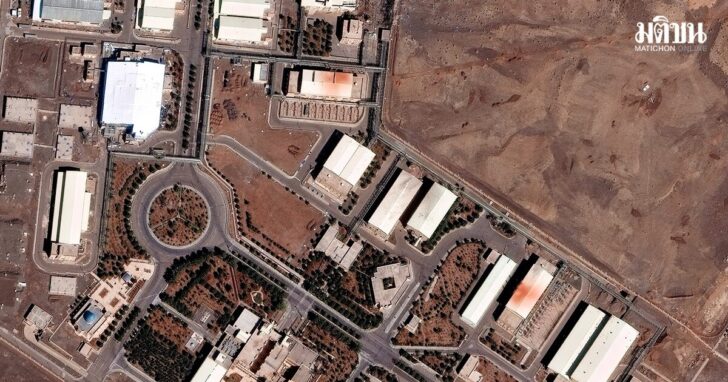 Satellite image shows a closer view of the Natanz Nuclear Facility