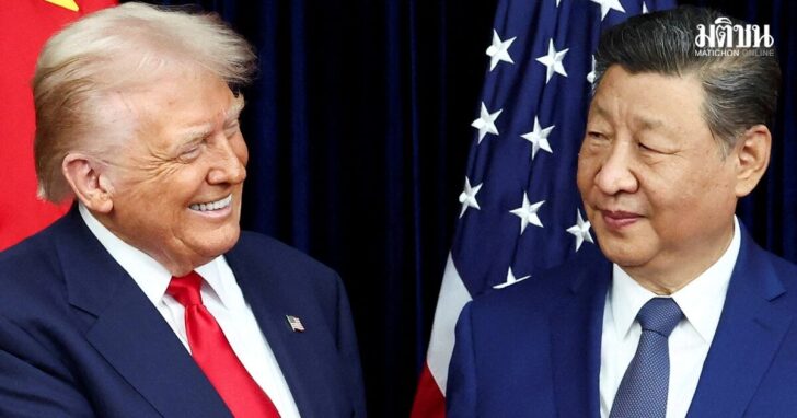 FILE PHOTO: U.S. President Donald Trump meets with Chinese President Xi Jinping on the sidelines of the APEC summit, in Busan