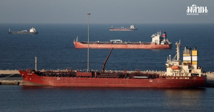 FILE PHOTO: Luojiashan tanker sits anchored in Muscat, as Iran vows to close the Strait of Hormuz, in Muscat