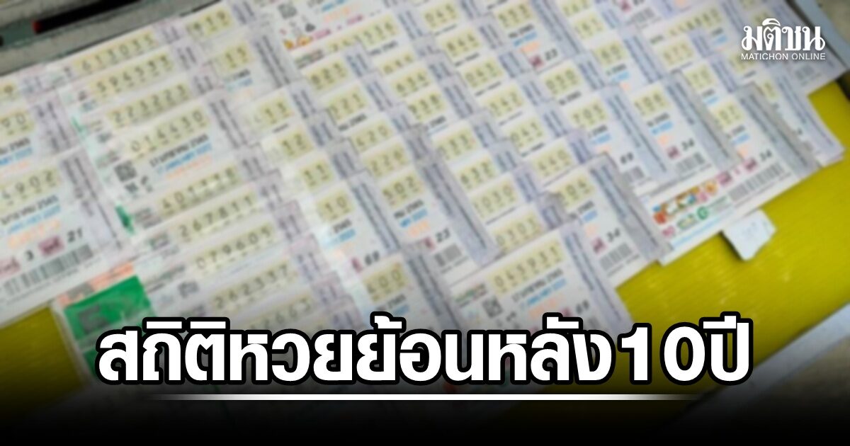 Matichon 통계 기사 대표 이미지