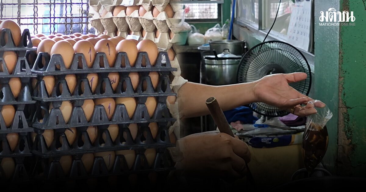 ร้านขายอาหารสะดุ้ง ไข่ไก่เบอร์ศูนย์ ขึ้นพรวดแผงละ 15 บาท เตรียมปรับราคาขึ้น