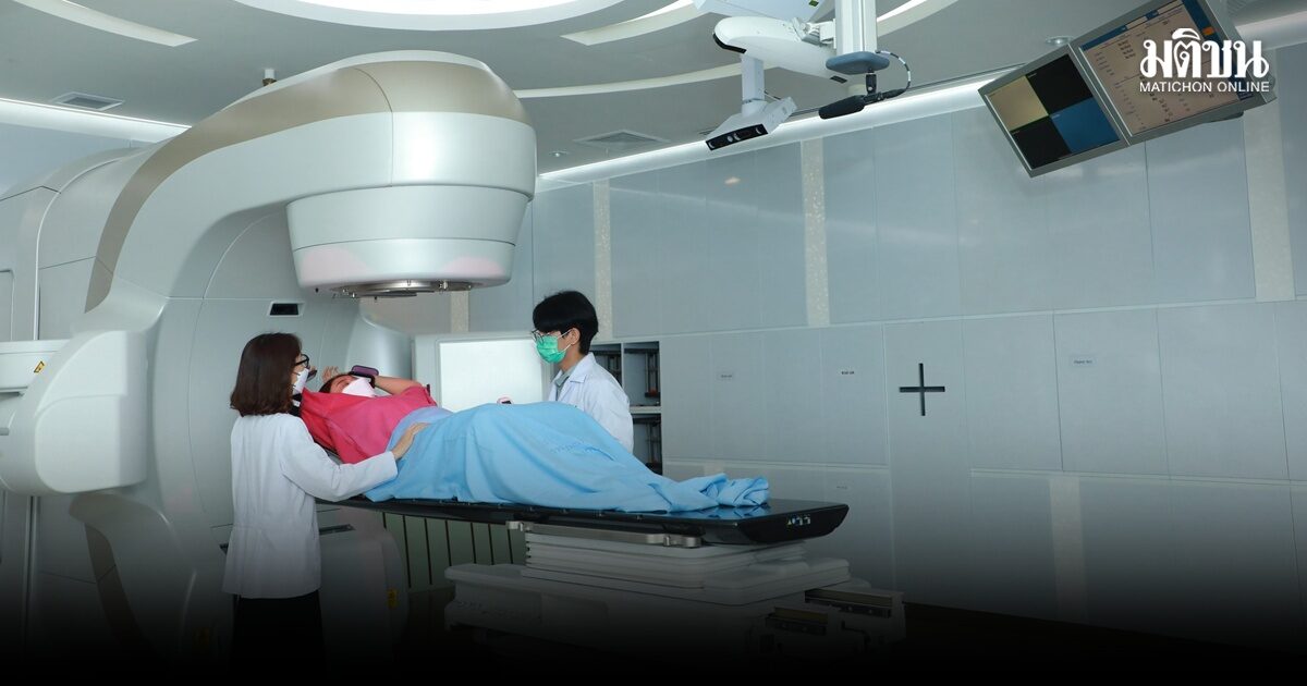 รพ.จุฬาฯ ที่แรกในไทย ใช้ SGRT ฉายแสงรักษา ‘มะเร็งเต้านม’ โดยไม่มีเส้นขีดบนผิวหนัง