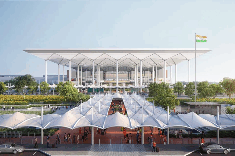 เปิดแล้ว! สนามบินนานาชาติแห่งที่ 2 แห่งเมืองหลวงอินเดีย มุ่งเป้าฮับการบินโลก