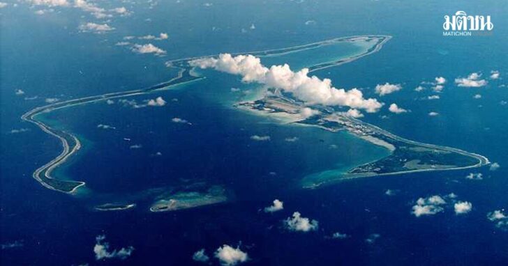 FILE PHOTO OF INDIAN OCEAN ISLAND OF DIEGO GARCIA.