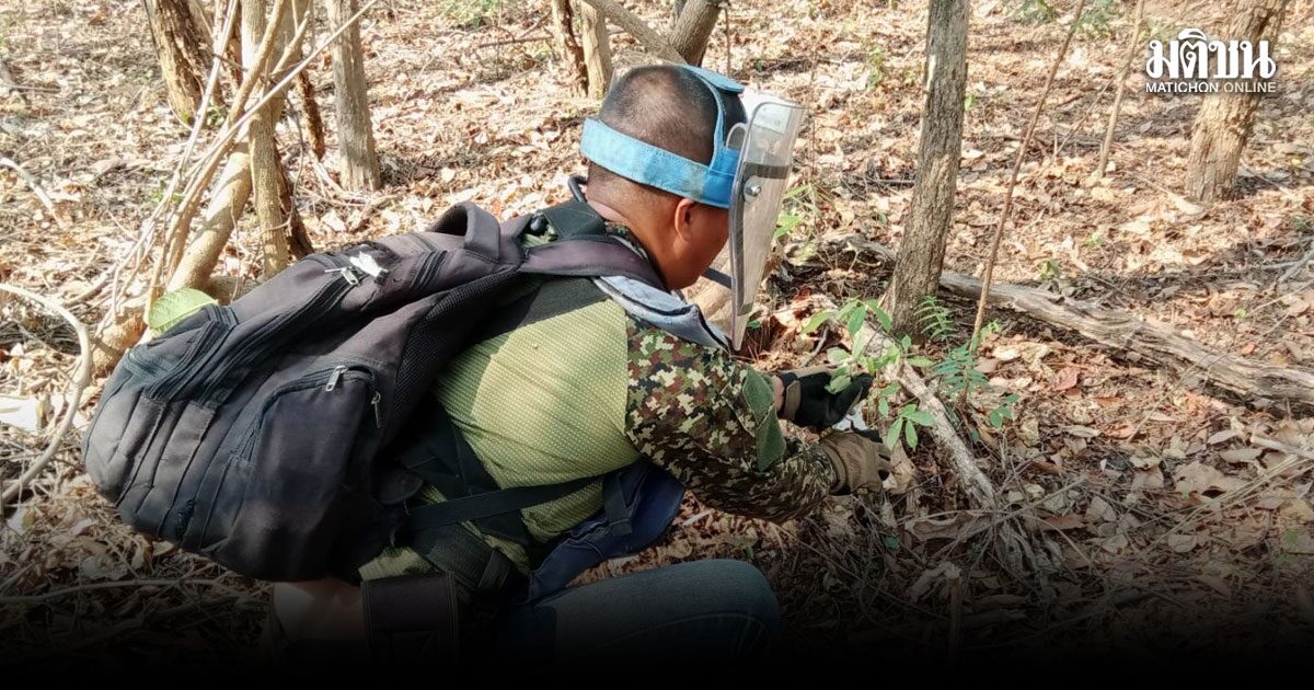 กกล.บูรพา เร่งกู้ทุ่นระเบิดชายแดนสระแก้ว พบ POMZ-2 เพิ่ม ชี้่พื้นที่เสี่ยงยังเหลือกว่า 6 หมื่น ตร.ม.