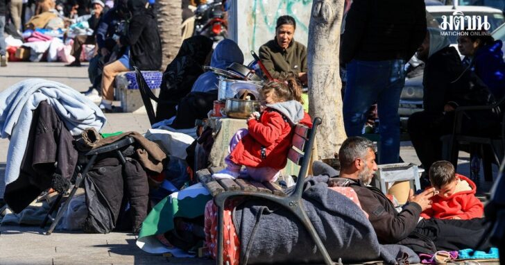 Displaced people in Beirut, following an escalation between Hezbollah and Israel amid the U.S.-Israeli conflict with Iran