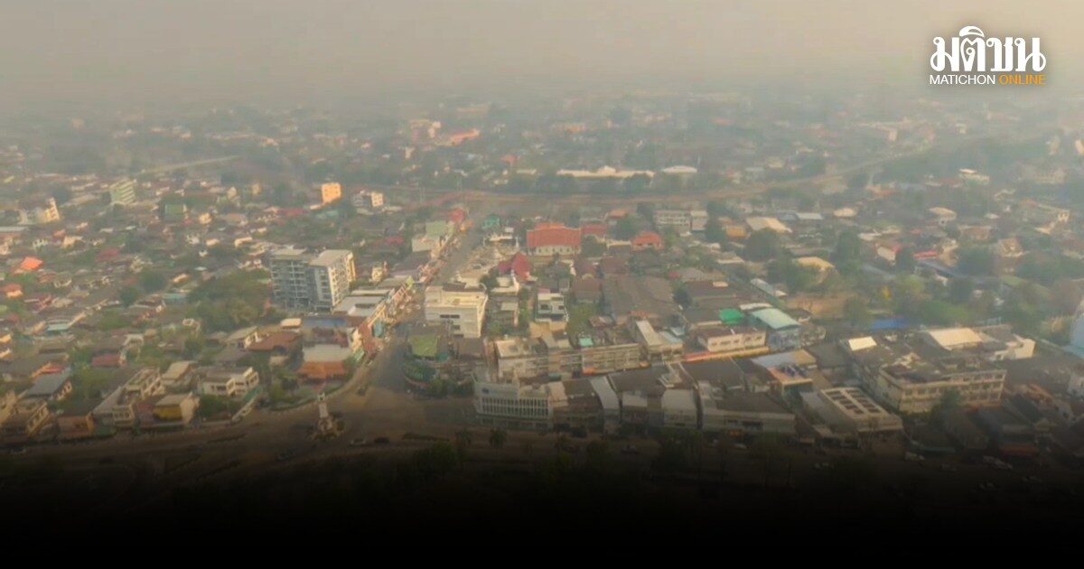 อากาศร้อนจัด เหนือ-กลาง 42 องศาเซลเซียส อุตุเตือนเหนือ-อีสาน-กลางจม PM2.5 แนะสวมหน้ากาก N95