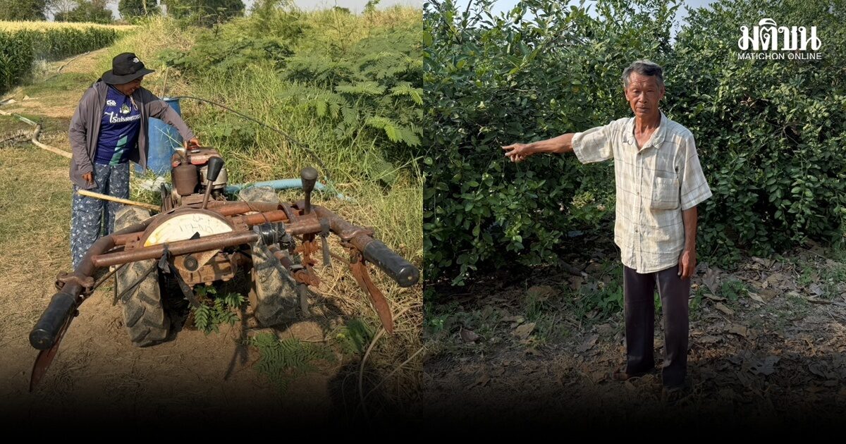 เกษตรกรเดือดร้อนหนัก ขโมยอาละวาด ตระเวนดูดน้ำมันเครื่องสูบน้ำ ลักผลผลิต