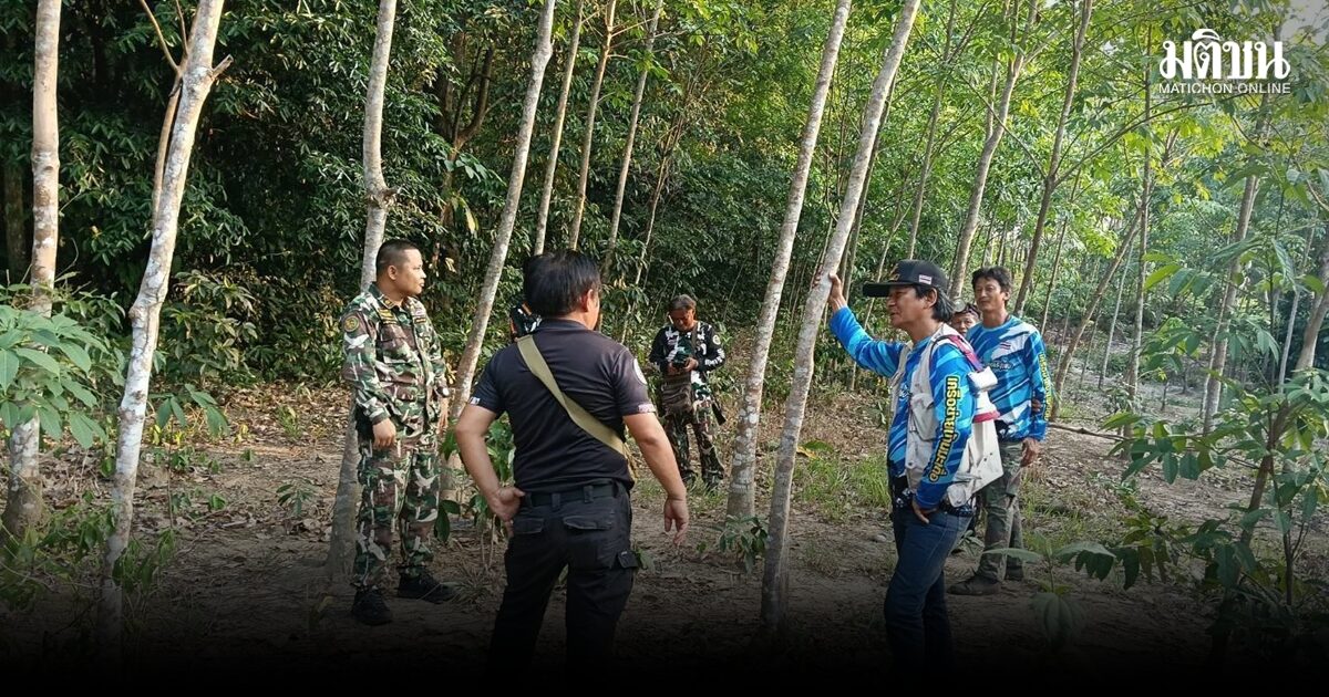 พบช้างป่าเขาชะเมาบาดเจ็บ ขาหลังบวมเดินลำบาก ใช้โดรนติดตามเร่งรักษา