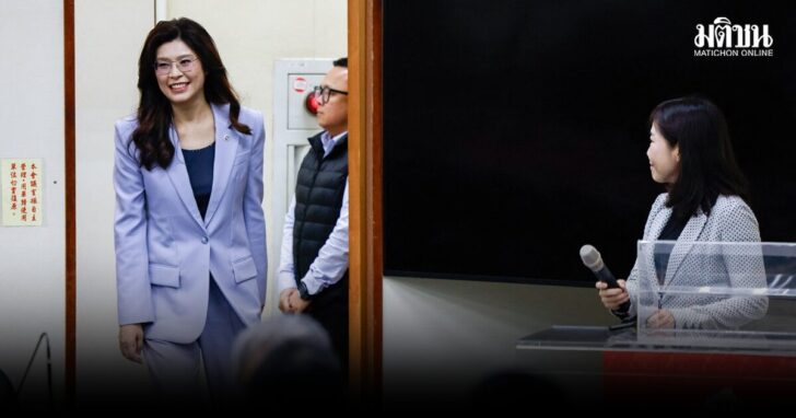 Kuomintang (KMT) Chairperson Cheng Li-wun speaks to the media ahead of her trip to China, in Taipei