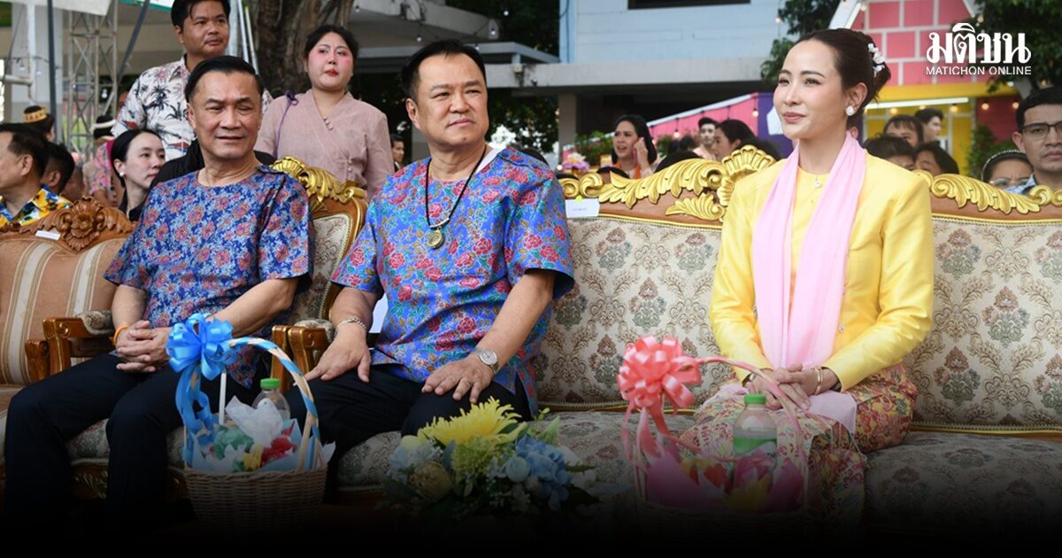 นายกฯ ควง ภริยา เปิดสงกรานต์พระประแดง สืบสานประเพณีชาวไทยเชื้อสายมอญ