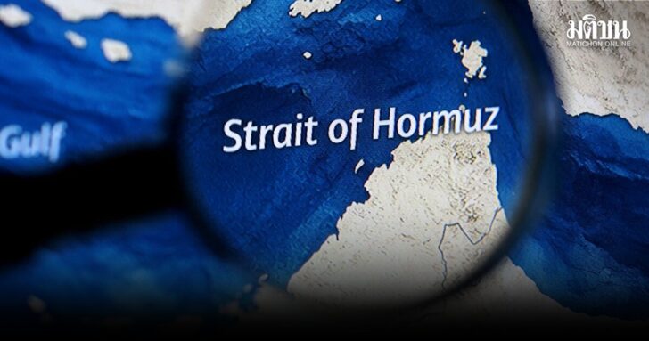 FILE PHOTO: Illustration shows map showing the Strait of Hormuz
