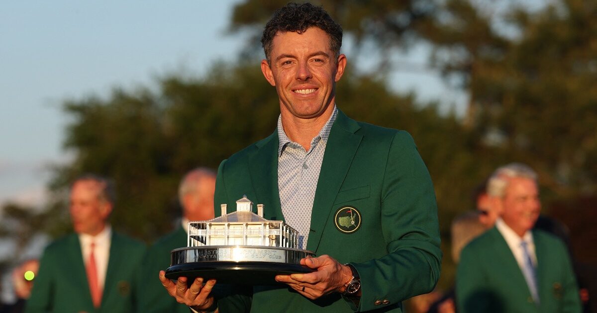 รอรี่ โปรกอล์ฟคนที่ 4 ในประวัติศาสตร์ ป้องแชมป์มาสเตอร์ส หลังเฉือนเชฟเฟลอร์ 1 สโตรก