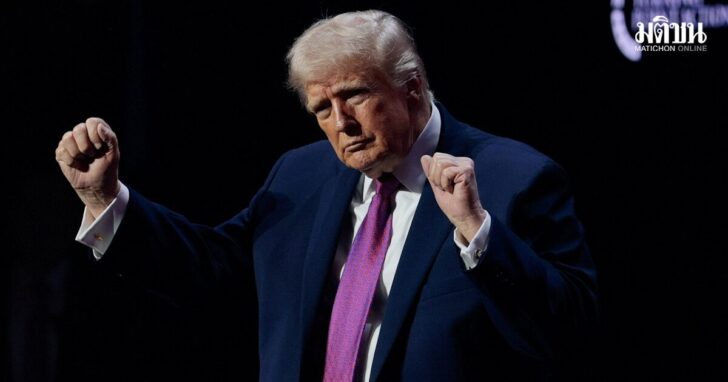 U.S. President Donald Trump attends Turning Point USA event at Dream City Church in Phoenix