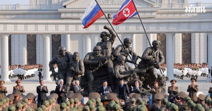 Inauguration of the Memorial Museum of Combat Feats at the Overseas Military Operations honouring North Korean troops killed while fighting for Russia in the war against Ukraine, in Pyongyang