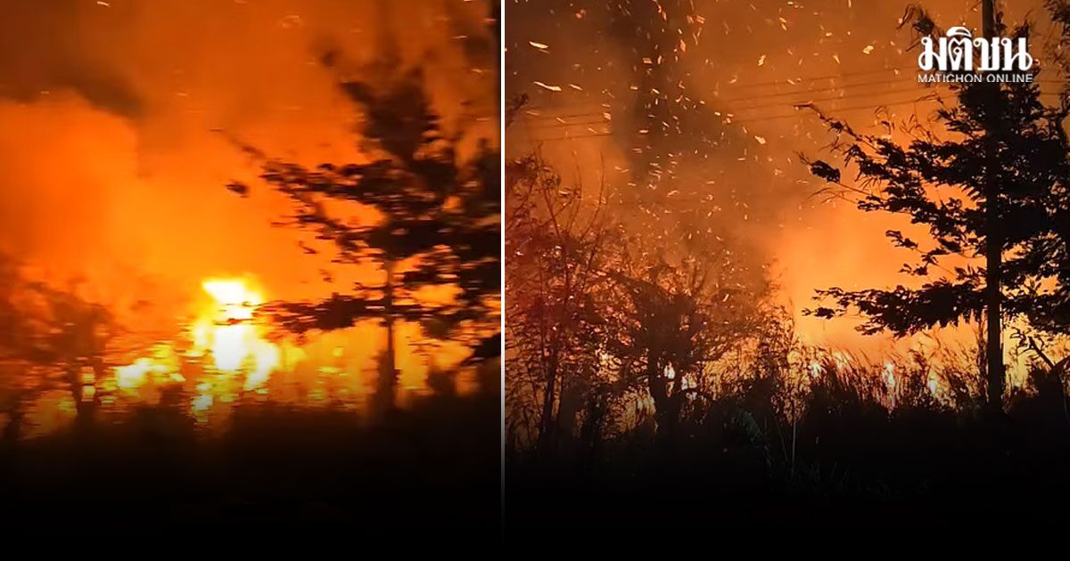 ลุกโซน! เหตุไฟไหม้ ภายในซอยคุ้มเกล้า52 ลาดกระบัง จนท.เร่งควบคุมเพลิง สกัดไม่ให้ลุกลาม