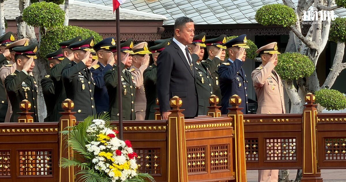 บิ๊กดุลย์ เข้ากลาโหม รับตำแหน่งรัฐมนตรีเป็นทางการ บวงสรวง 7 สิ่งศักดิ์สิทธิ์-ตรวจแถว 3 เหล่าทัพ